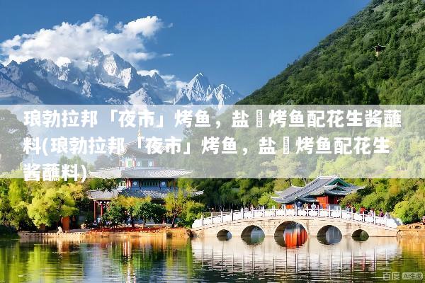 琅勃拉邦「夜市」烤鱼，盐焗烤鱼配花生酱蘸料(琅勃拉邦「夜市」烤鱼，盐焗烤鱼配花生酱蘸料)