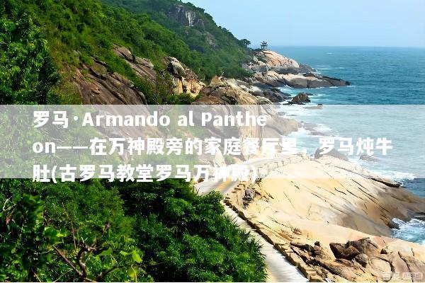 罗马·Armando al Pantheon——在万神殿旁的家庭餐厅里，罗马炖牛肚(古罗马教堂罗马万神殿)