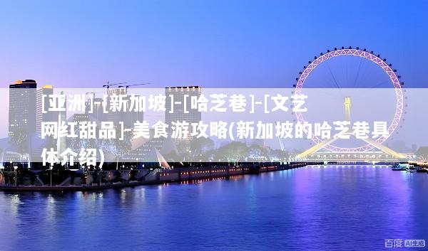 [亚洲]-[新加坡]-[哈芝巷]-[文艺网红甜品]-美食游攻略(新加坡的哈芝巷具体介绍)